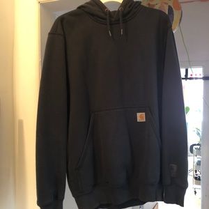 Carhartt Rain Defender navy blue hoodie